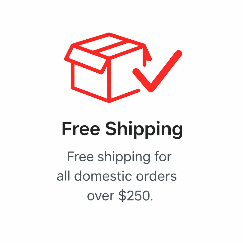 Free shipping icon - complimentary discreet delivery across Canada for peptide orders
