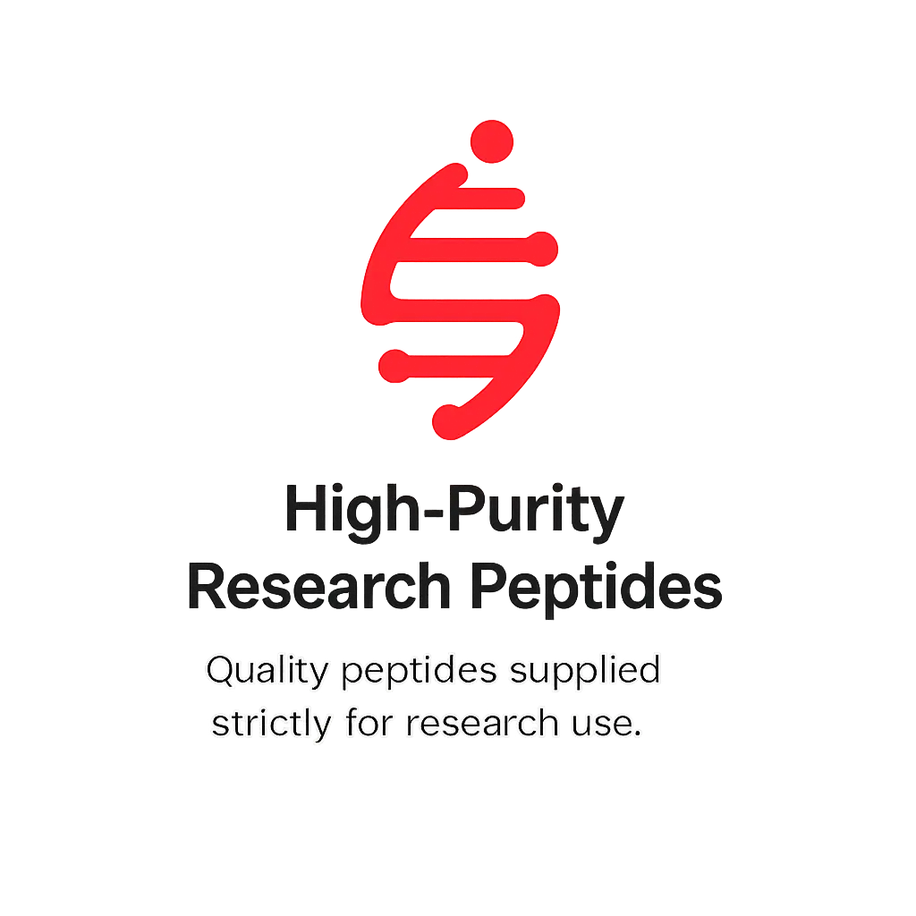 Pure peptides icon - laboratory-grade research peptides with third-party testing