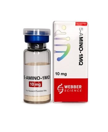 5-Amino-1MQ 10mg WebberScience product image 5-Amino-1MQ 10mg WebberScience research compound vial and box