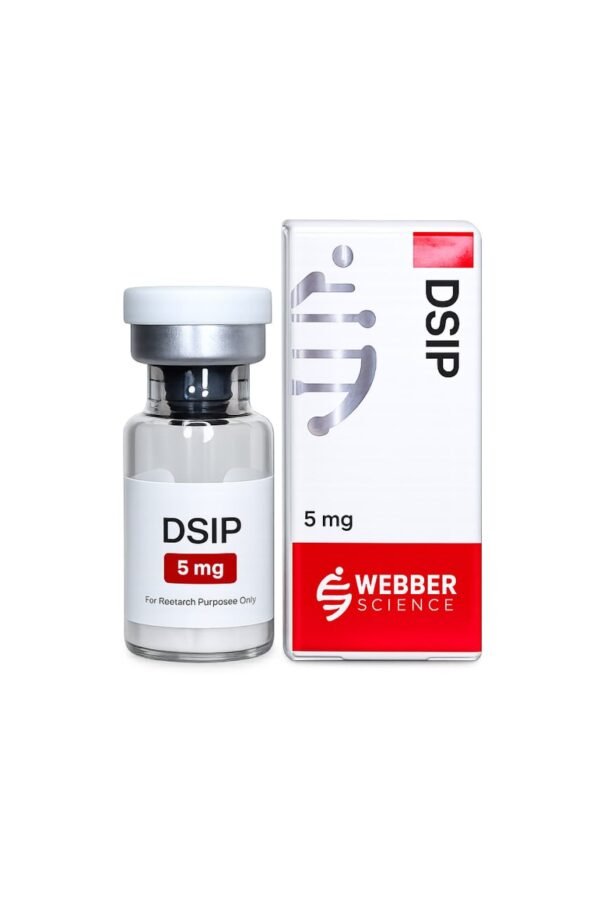 DSIP 5mg WebberScience product image DSIP 5mg WebberScience research peptide vial and box