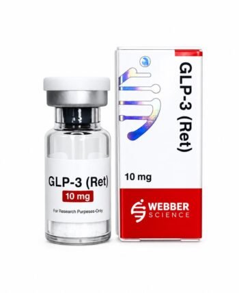 GLP-3 Ret 10mg WebberScience product image GLP-3 Ret 10mg WebberScience research peptide vial and box