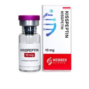 Kisspeptin 10mg WebberScience research peptide vial and box