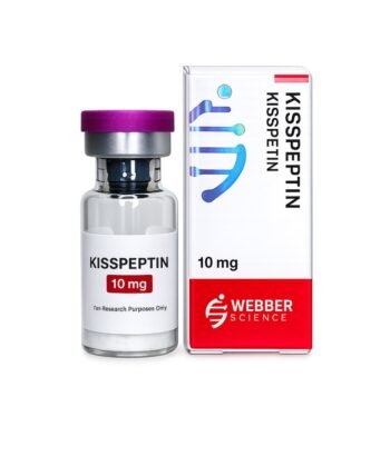 Kisspeptin 10mg WebberScience product image Kisspeptin 10mg WebberScience research peptide vial and box