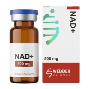 NAD+ 500mg WebberScience research compound vial and box