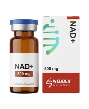 NAD+ 500mg WebberScience product image NAD+ 500mg WebberScience research compound vial and box