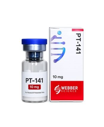 PT-141 10mg WebberScience research peptide vial and box