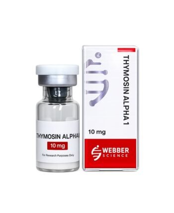 Thymosin Alpha 1 10mg WebberScience research peptide vial and box