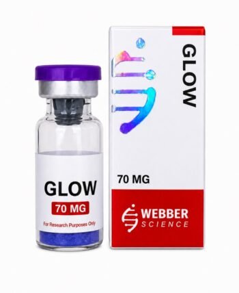 GLOW 70mg Webber Science research blend vial GLOW 70mg Webber Science research blend vial