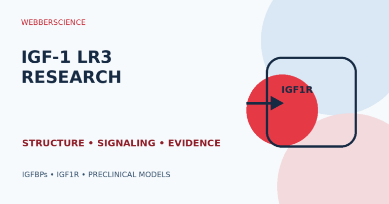 IGF-1 LR3 structure signaling and evidence illustration